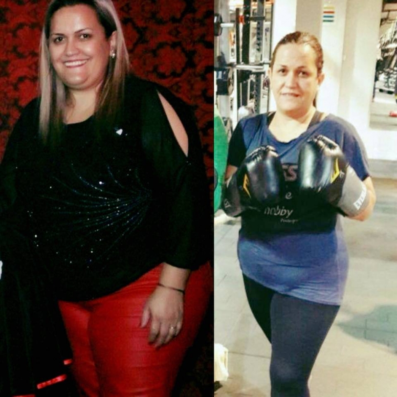 Luciana: - 12 Kg em 4 meses.