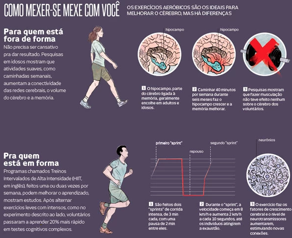 Saiba o que a corrida faz com as células do seu cérebro